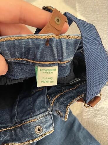 4 Yaş Beden lacivert Renk LCW astarlı kot pantolon