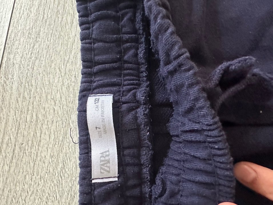 Bordo ve lacivert Erkek Çocuk Rahat Kesim Eşofman Altı - Görsel 2