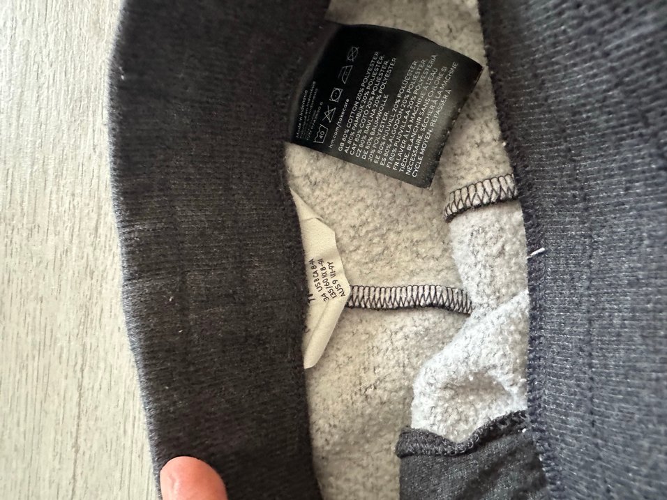 Gri ve Lacivert Erkek Çocuk Eşofman Altı - Görsel 2