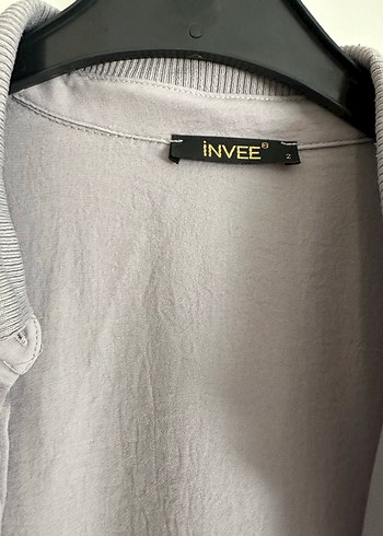 universal Beden gri Renk İnvee Gri Uzun Kollu Dökümlü