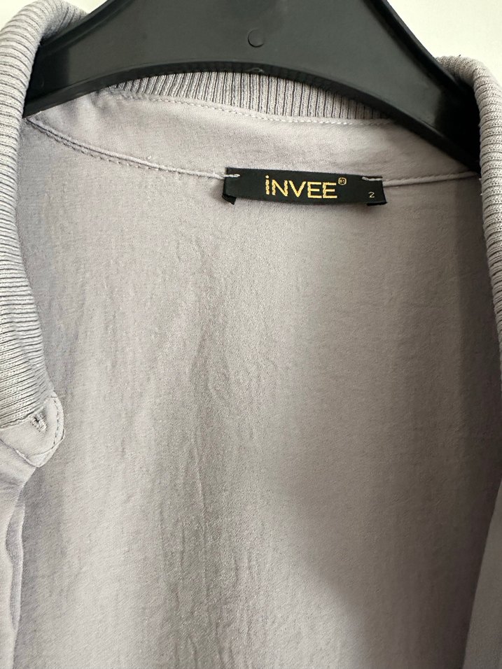 İnvee Gri Uzun Kollu Dökümlü - Görsel 3