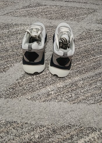 Gri Elastik Spor Kadın Sneakers - Görsel 2