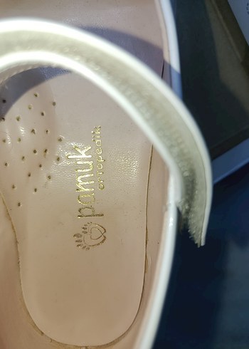 Kız Çocuk Beyaz Fiyonk Detaylı Babet - Görsel 4