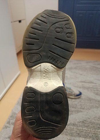 Gri Çok Renkli Dolgu Topuklu Spor Ayakkabı - Görsel 5