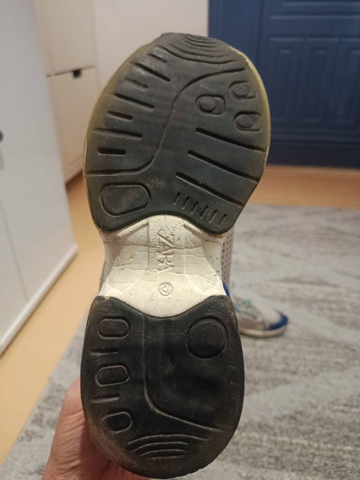 Gri Çok Renkli Dolgu Topuklu Spor Ayakkabı - Görsel 5