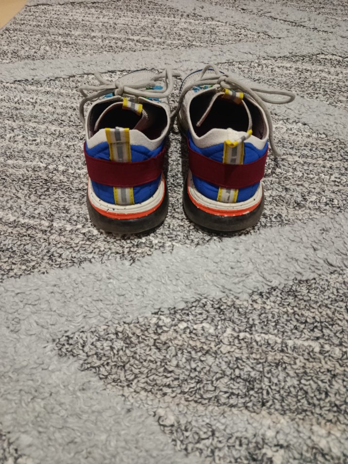 Gri Çok Renkli Dolgu Topuklu Spor Ayakkabı - Görsel 2