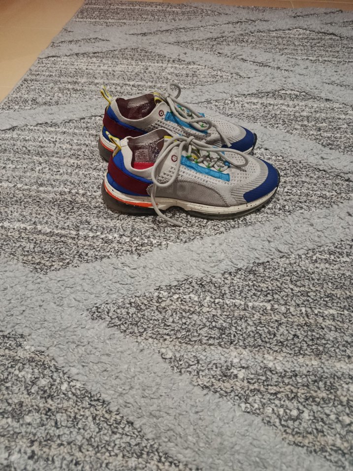 Gri Çok Renkli Dolgu Topuklu Spor Ayakkabı - Görsel 3