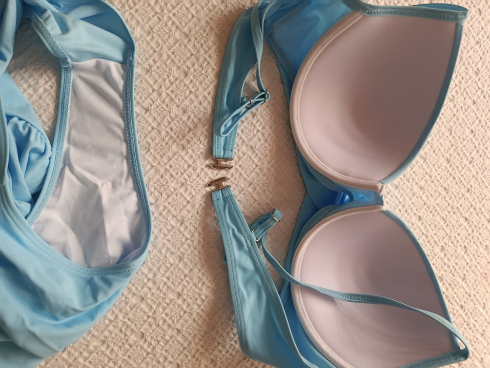 Drapeli Mavi Mini Bikini - Görsel 4