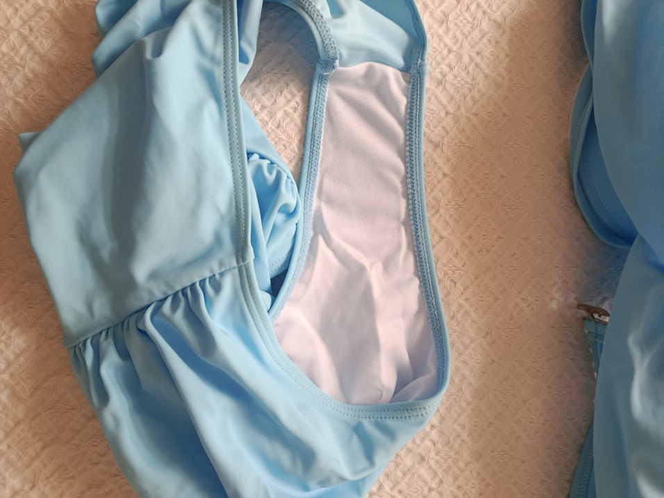 Drapeli Mavi Mini Bikini - Görsel 3