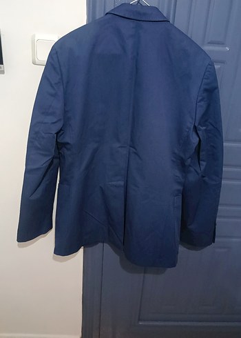 Lacivert Düğmeli Erkek Ceket - Görsel 2