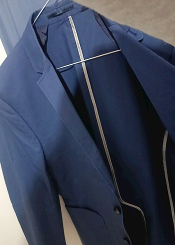 Lacivert Düğmeli Erkek Ceket - Görsel 5
