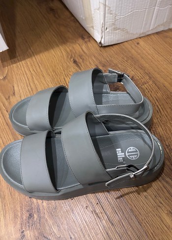 Topuklu Sandalet su yeşili ELLE