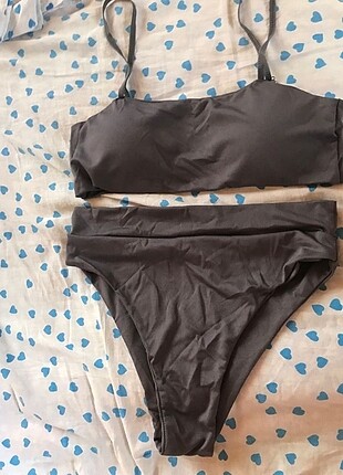 Yüksel bel bikini takımı