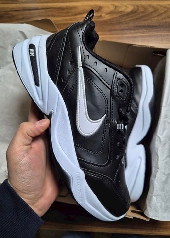 Siyah Erkek Spor Ayakkabı Bağcıklı Rahat - Görsel 2