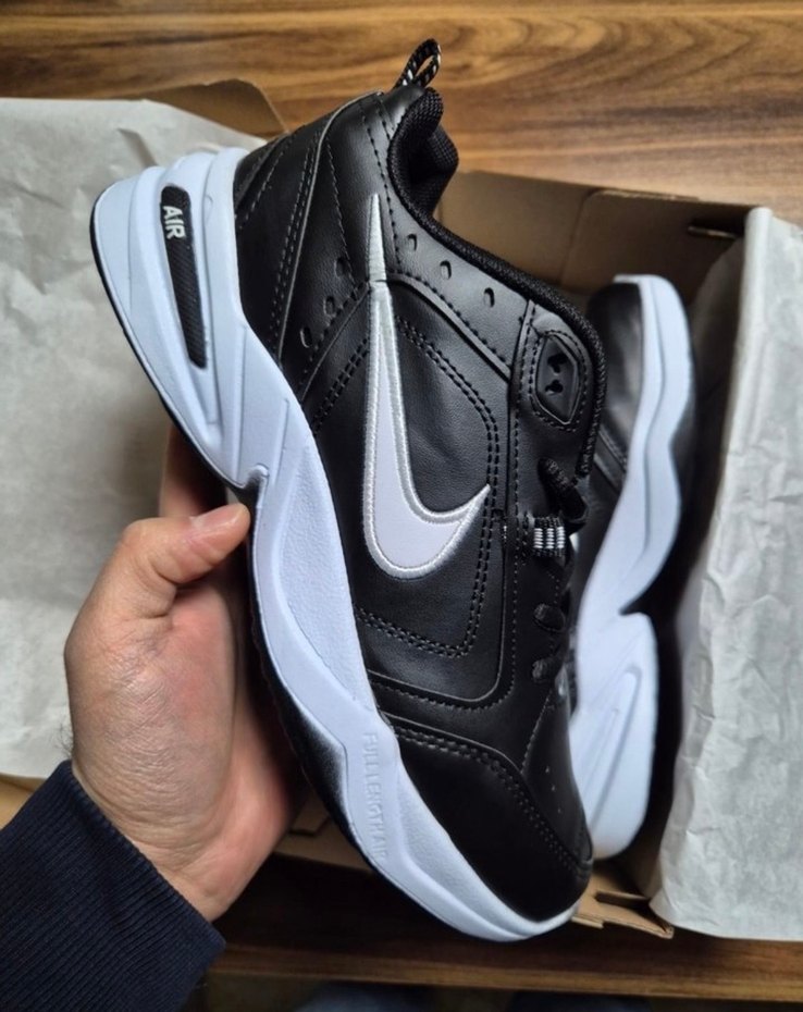 Siyah Erkek Spor Ayakkabı Bağcıklı Rahat - Görsel 2