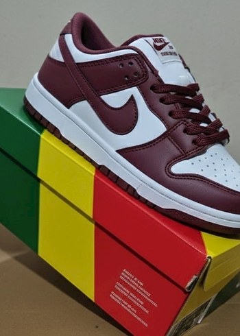 Bordo Beyaz Sneaker - Görsel 4