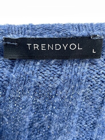 l Beden mavi Renk Trendyol & Milla Kazak / Triko %70 İndirimli.