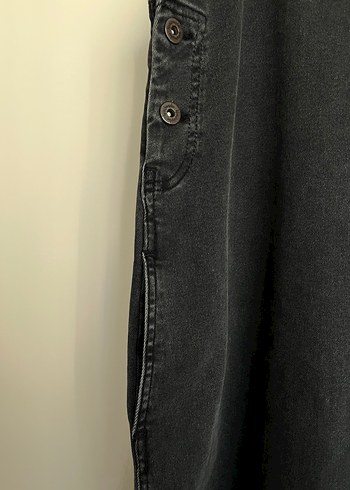 Kuaybe Gider Antrasit Denim Salopet - Görsel 3