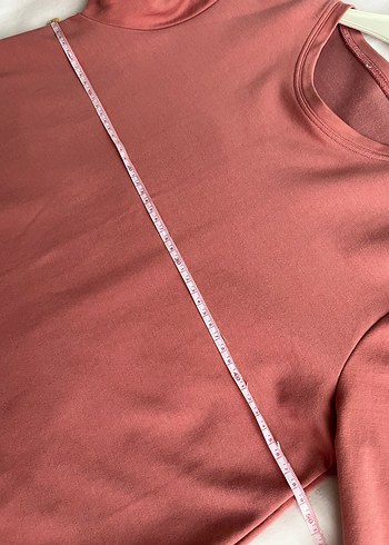 Allday Gül kurusu Kadın Tunik, Uzun Kollu, Rahat Kesim - Görsel 5