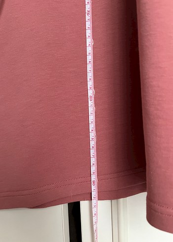 Allday Gül kurusu Kadın Tunik, Uzun Kollu, Rahat Kesim - Görsel 4