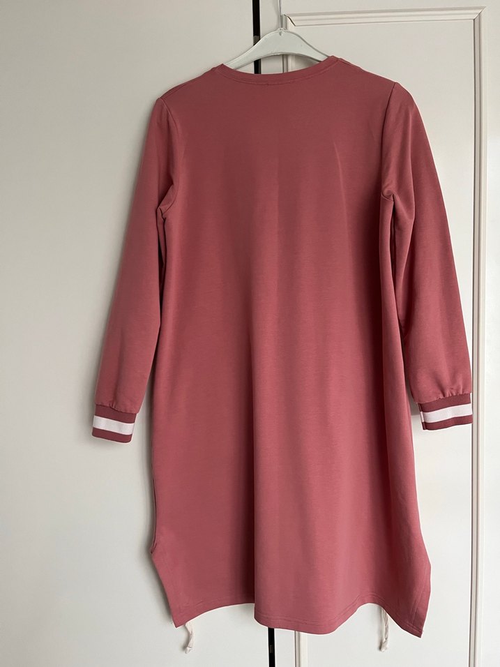 Allday Gül kurusu Kadın Tunik, Uzun Kollu, Rahat Kesim - Görsel 2