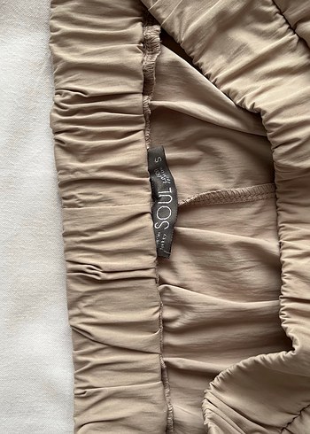 SOUL Paraşüt kumaş Rahat Kesim midi Etek - Görsel 6