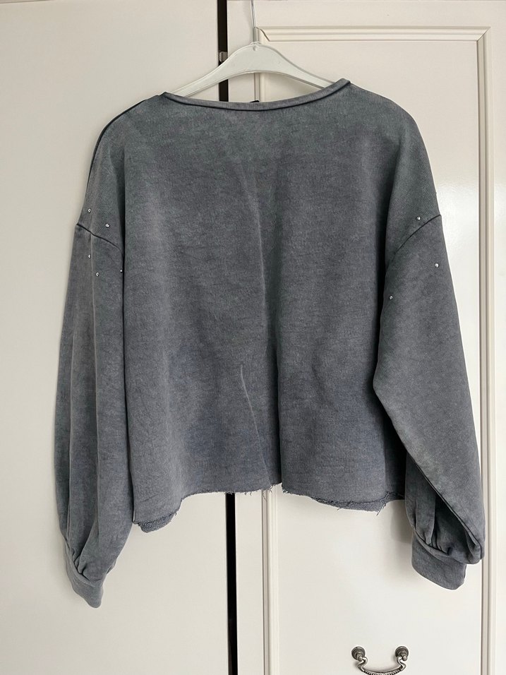 Kadın Sweatshirt Uzun Kollu - Görsel 3