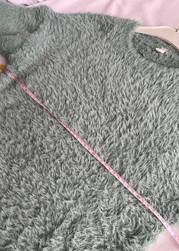 Mavi Kadın Peluş Uzun Kollu Sweatshirt - Görsel 3