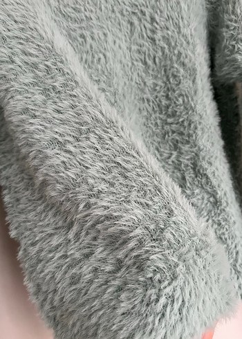 Mavi Kadın Peluş Uzun Kollu Sweatshirt - Görsel 2