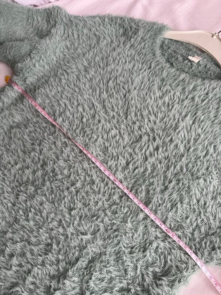 Mavi Kadın Peluş Uzun Kollu Sweatshirt - Görsel 3