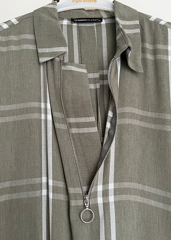 Ekose Desenli Kadın Tunik - Görsel 4