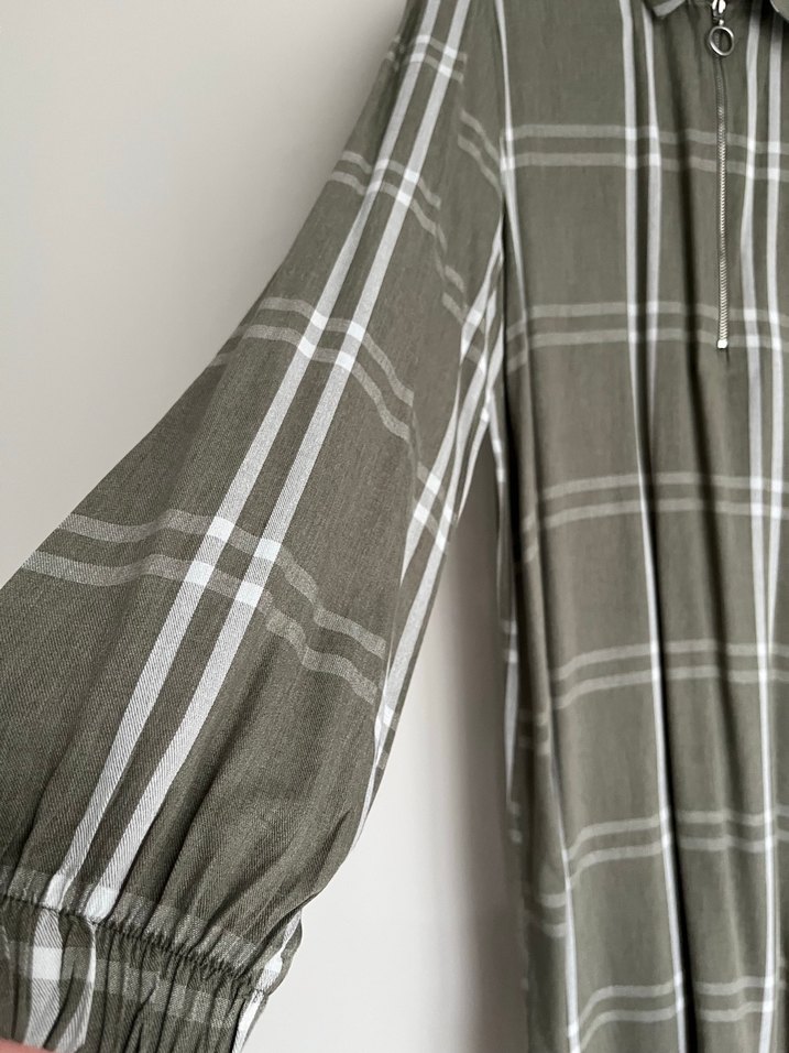 Ekose Desenli Kadın Tunik - Görsel 2