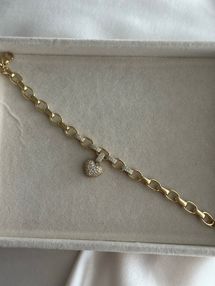 Xuping Kalpli Zincir Model Kadın Bileklik - Görsel 2