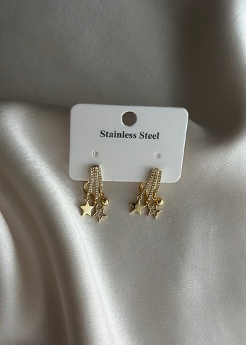 Çelik , Xuping Küpe - Görsel 4