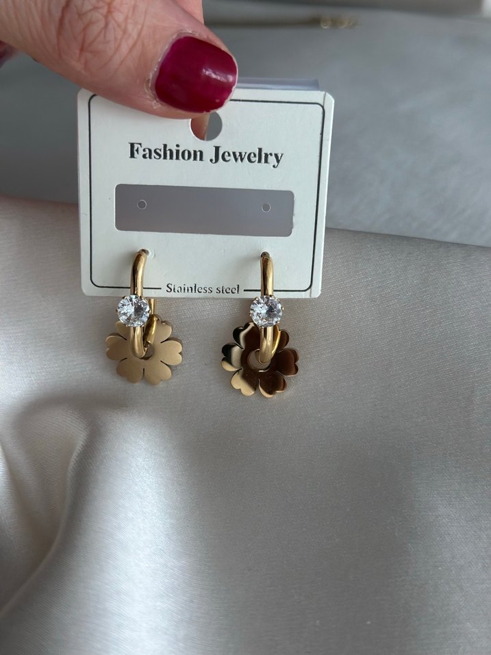 Çelik , Xuping Küpe - Görsel 2