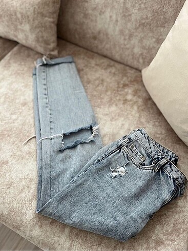Yırtık mom jean