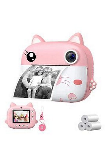 Pembe Kedi Tasarımlı Bebek Monitörü