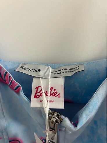 xs Beden Bershka barbie elbise
