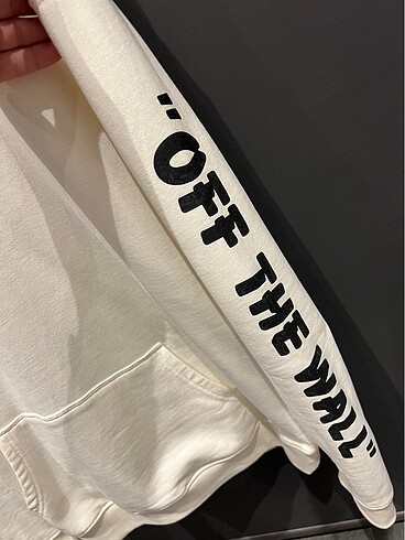 s Beden beyaz Renk Vans sweatshirt oversize