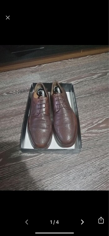Kahverengi Bağcıklı Ayakkabı