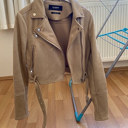 Pull and bear süet ceket
