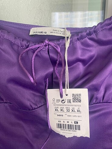 xl Beden Mor Elbise