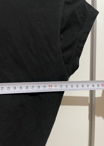 s Beden siyah Renk Siyah Kısa Kollu Crop Top