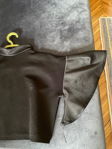 m Beden siyah Renk Crop bluz