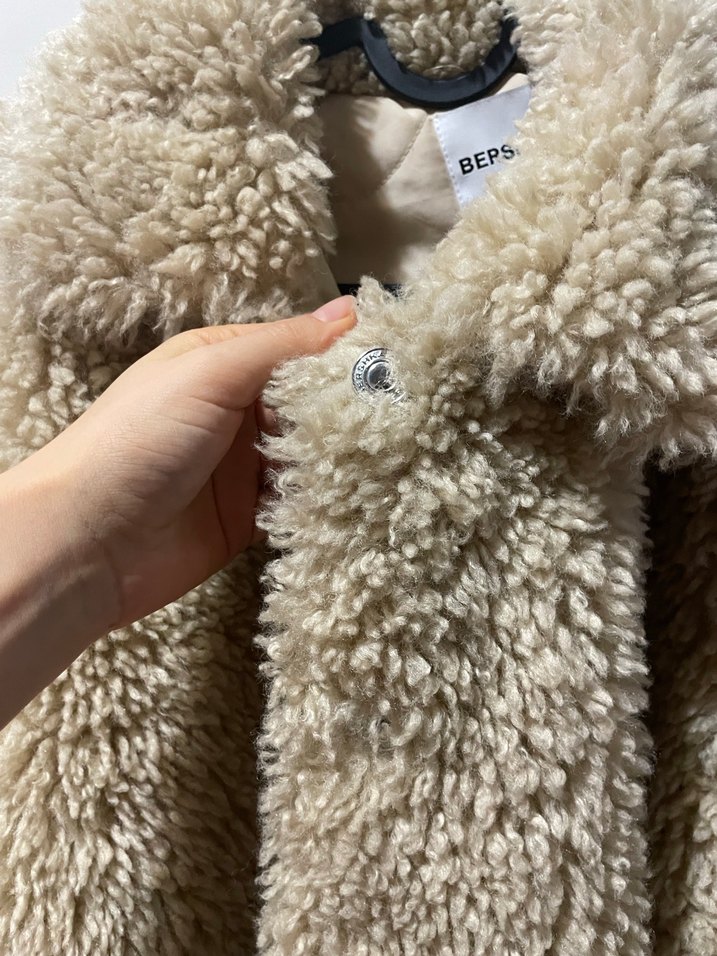 Bej Kürk Detaylı Midi Kadın Ceket - Görsel 2