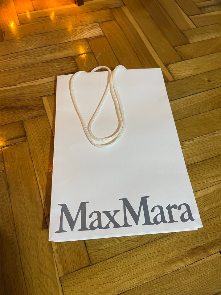 MaxMara Beyaz Alışveriş Çantası - Görsel 2
