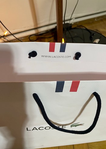 Beyaz Baskılı Lacoste Alışveriş Çantası - Görsel 2