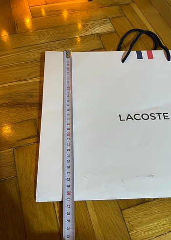 Beyaz Baskılı Lacoste Alışveriş Çantası - Görsel 5