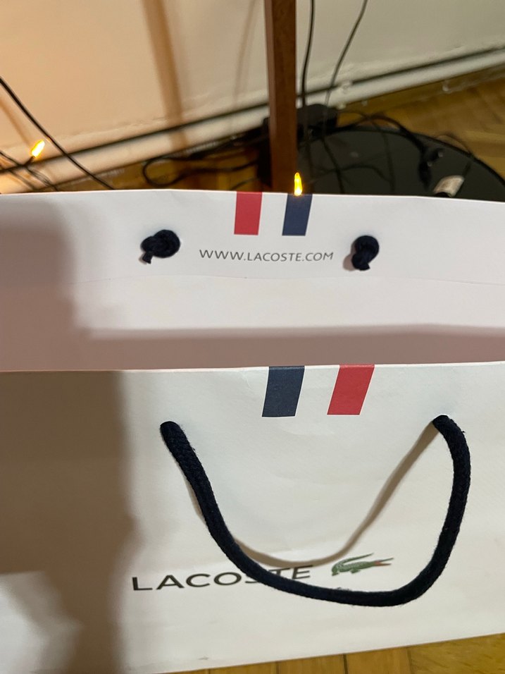 Beyaz Baskılı Lacoste Alışveriş Çantası - Görsel 2