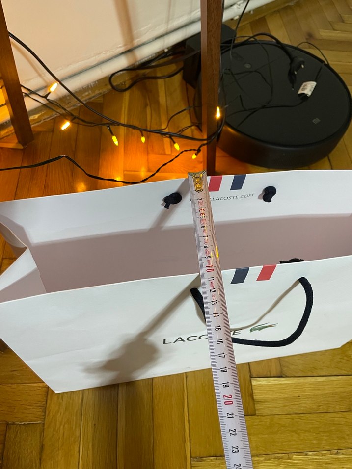 Beyaz Baskılı Lacoste Alışveriş Çantası - Görsel 4